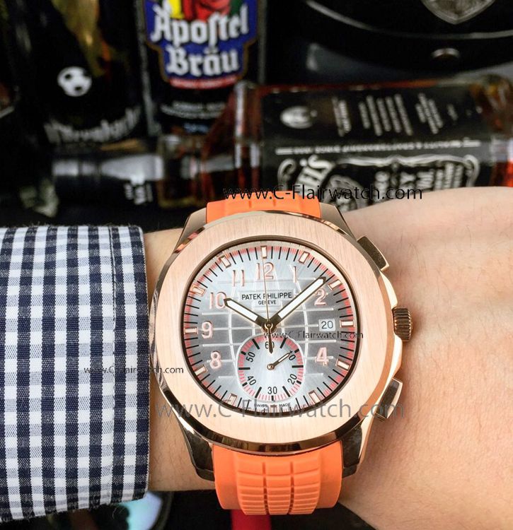 Copy Patek Philippe Aquanaut Rose Gold Watch For Christmas